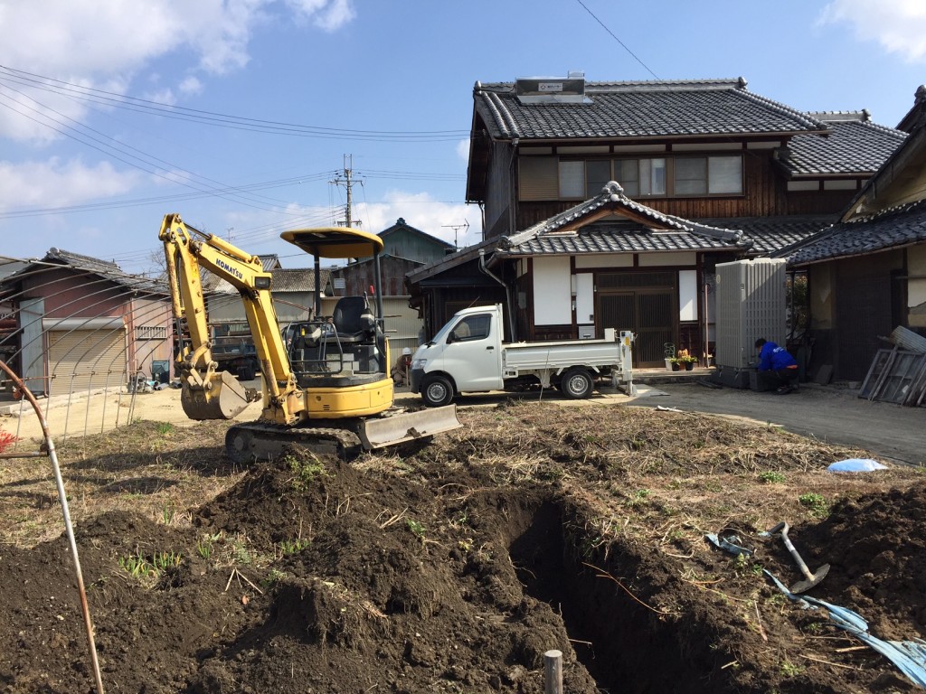 甲賀市 H様邸 下水工事